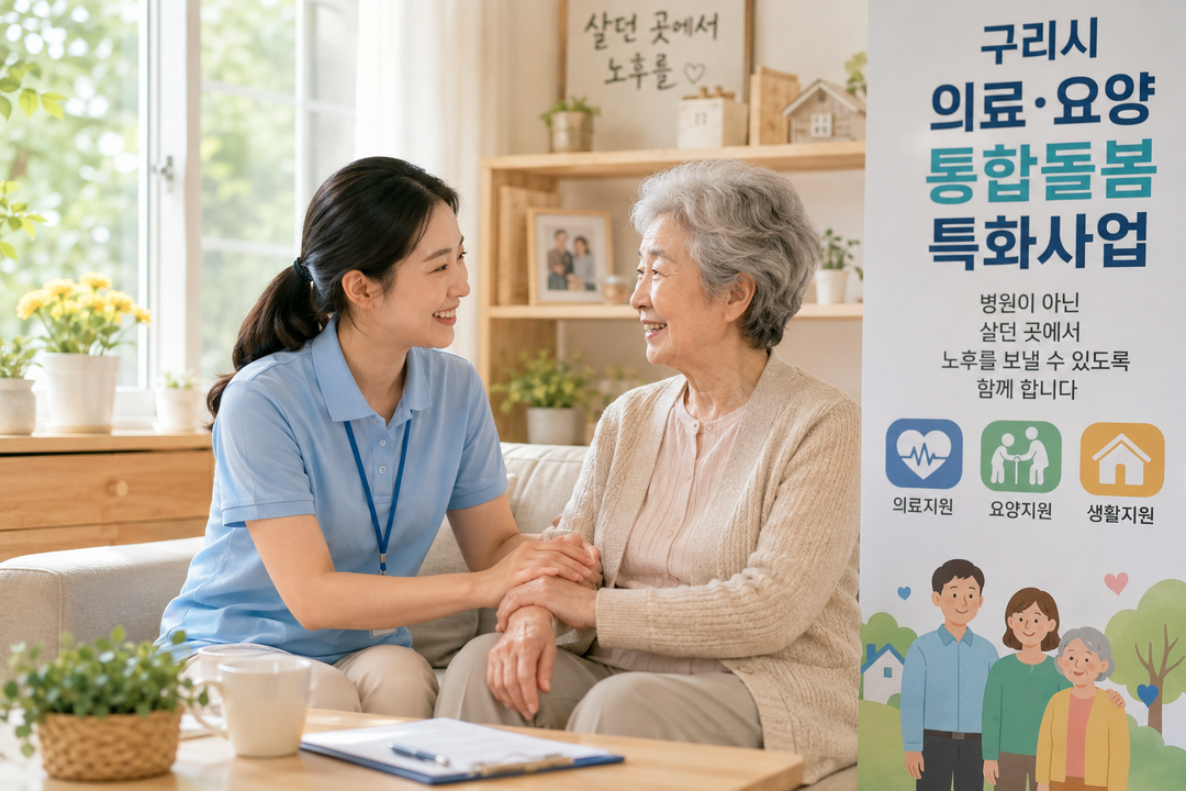 구리시, ‘병원 아닌 집에서 노후’ 가능할까