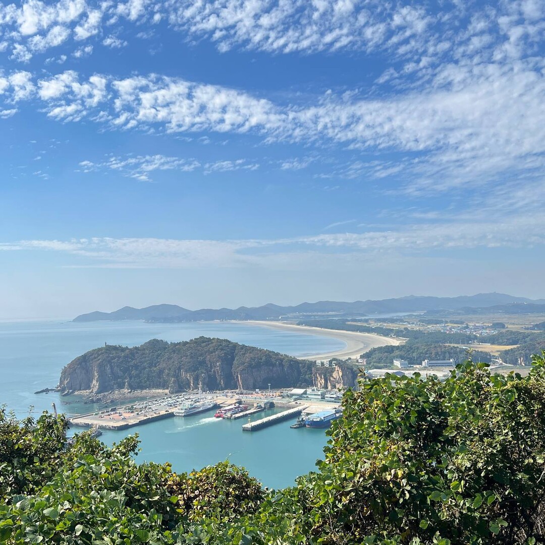 [포토] 끝섬 전망대에서 바라본 백령도
