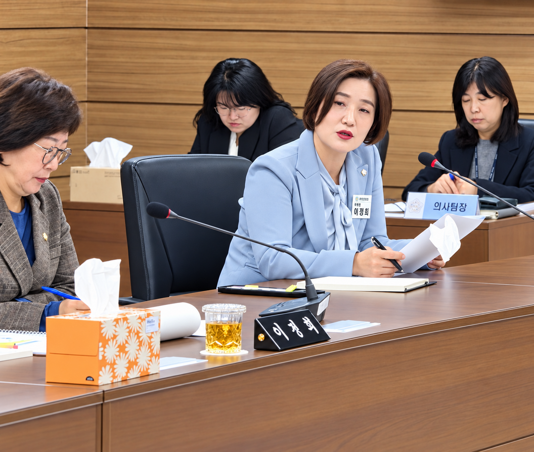 [포토] 질의하는 이경희 구리시부의장